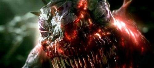 一部人类和外星人一起打败一种类似龙形怪物的