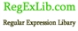 Regular Expression Cheat Sheet (.NET)