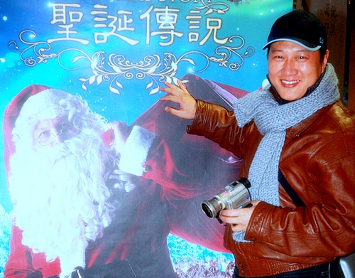 【麦莎风雨DV作品】电影[圣诞传说]首映式.演