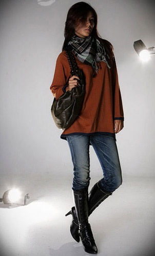 韩国最新春装搭配围巾技巧 Summer Zones 电