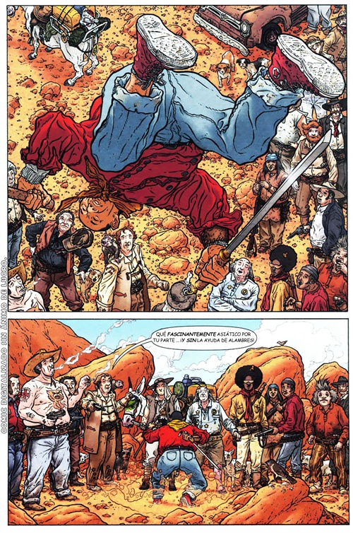 《斯基漫画》动画要求看,沃卓少林牛仔漫画制稿线兄弟抢先图片