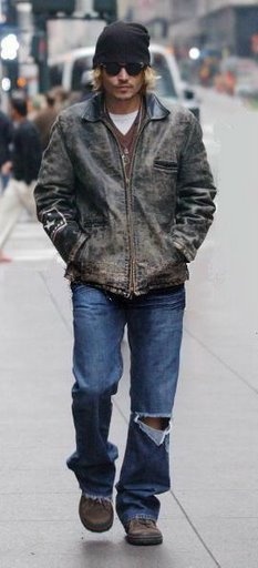 他们的牛仔裤:欧美男星生活街拍 像明星那样穿