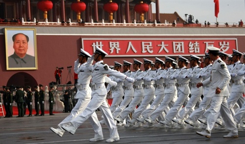 高清图集:2009国庆大阅兵之徒步方队