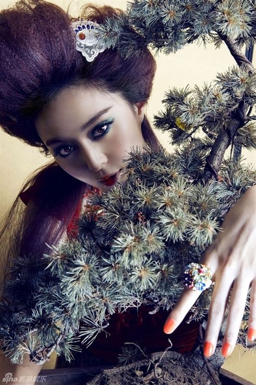 完美写真·现代×古典·范冰冰浓艳宫廷风 非