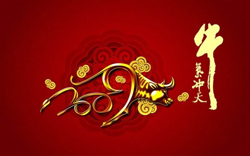祝小猫牛年桃花红红红透一整年!