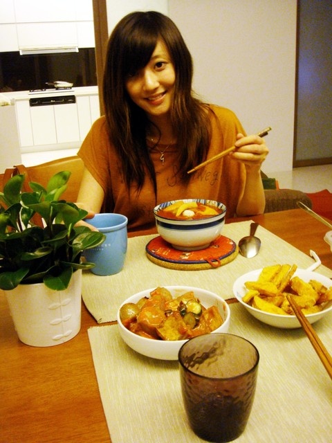 清纯美女林逸欣之我爱美食