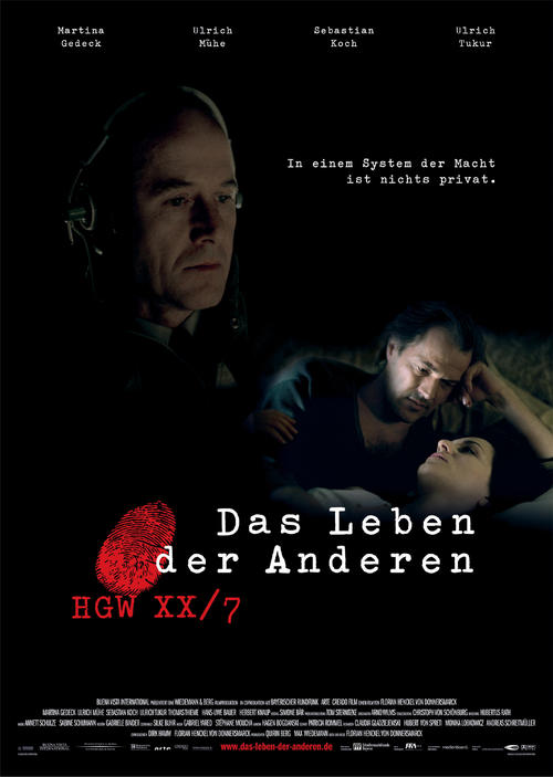 窃听风暴/Leben der Anderen, Das(2006) 电影图片 海报 #01 大图 2134X3000
