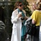 Eva Mendez arrives at her hotel in Sydne