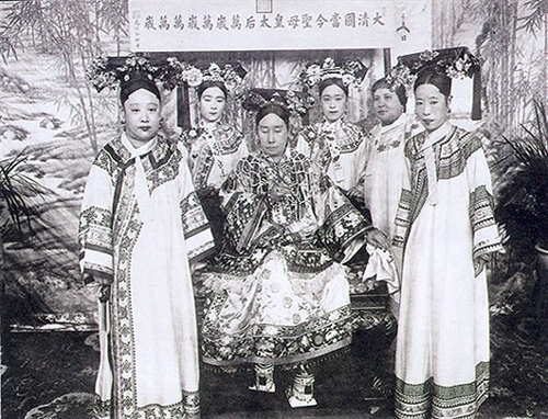 慈禧与光绪之后妃等人最左瑾妃最后隆裕