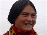塔贡草原的藏民