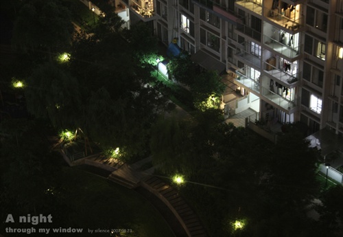 A night through my window