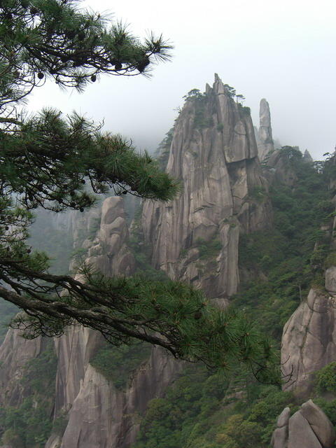 4点就起床去排队才能登上缆车攀上的三清山