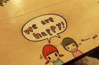 we are happy