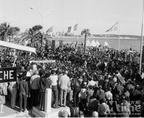 Manifestation au Festival de Cannes