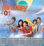 TVB台历08年1月