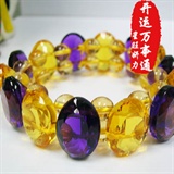 黄紫手链1