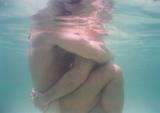 under water