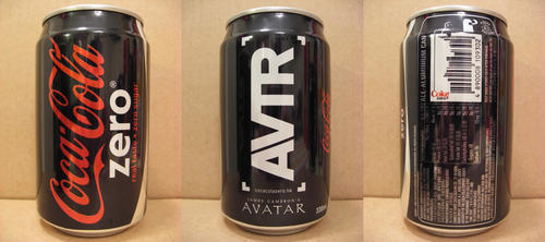 Hong Kong AVATAR x COCA-COLA Coke Zero can