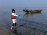 4月的海水还是挺凉的