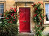 Red Door in the Cotswolds_O