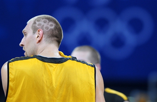 [奥运花边]诺天王五环发型迎奥运