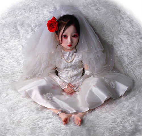 贞子小时候的超可爱图片