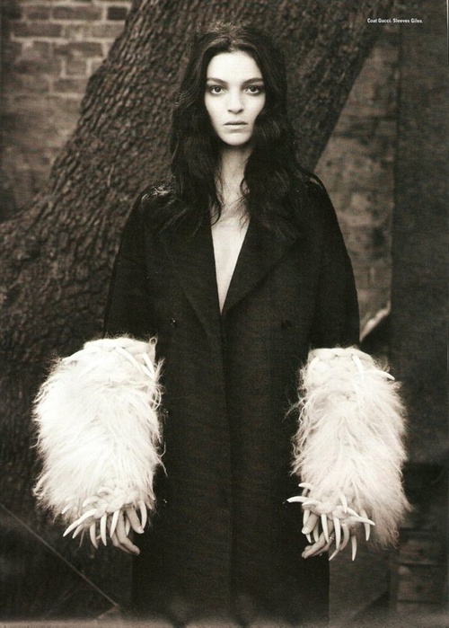 最重要的就是karl极力捧freja,chanel本季对freja情有独钟.